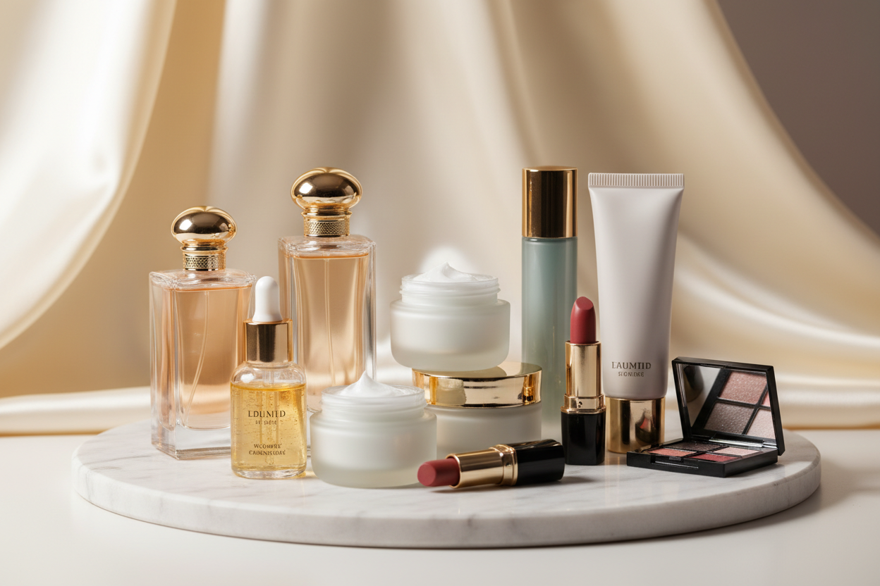 perfumes, skincare and beauty products''